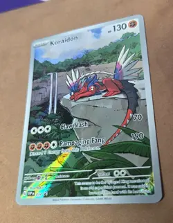 Pokemon TCG Koraidon EX Scarlet & Violet Holo Card 014 NM - Image 3