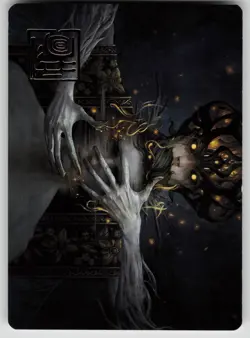 Ego Drain Art Card (Gold-Stamped Signature) Art Series: Wilds of Eldraine 12 NM - Image 1