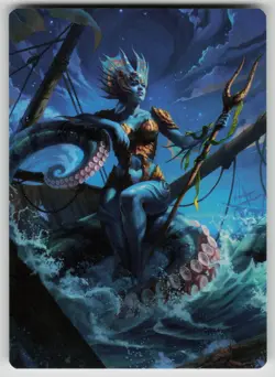 Kiora, the Rising Tide Art Card (/54) Normal S Art Series: Foundations 30 NM - Image 1
