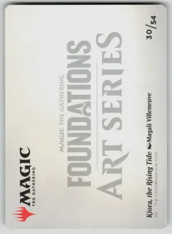 Kiora, the Rising Tide Art Card (/54) Normal S Art Series: Foundations 30 NM - Image 2