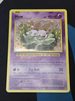 Pokemon Mew TCG Card Holo Rare, XY Evolutions, Card 53/108 MP - Image 1