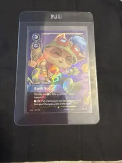 Riftbound Teemo Swift Scout (Overnumbered) NM Foil Origins - Image 1