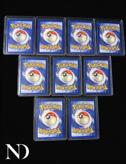 1999 Pokemon Holo Lot Gyarados Vaporeon Scyther Lapras Vintage WOTC Cards - Image 2