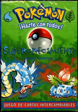 Sealed SPANISH Base Set OVERGROWTH Theme Deck (60 Pokemon Cards) - Image 1