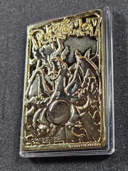 🌟 Pokemon 23K Gold Plated Card Burger King Limited Ed CHARIZARD #6 (NO BOX) - Image 2