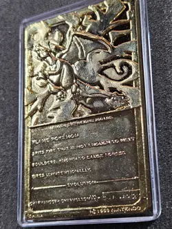 🌟 Pokemon 23K Gold Plated Card Burger King Limited Ed CHARIZARD #6 (NO BOX) - Image 3