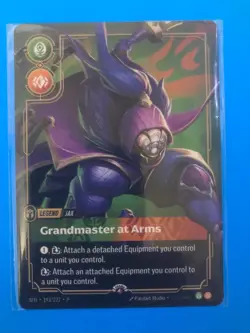 Riftbound METAL Card – Jax Grandmaster at Arms - Prize Wall Exclusive - Image 1