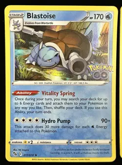 Pokemon GO Charizard Venusaur Blastoise Complete Evolution Line 9 Card Set - Image 2