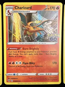 Pokemon GO Charizard Venusaur Blastoise Complete Evolution Line 9 Card Set - Image 3