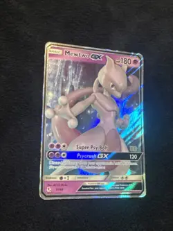 Pokemon Mewtwo GX TCG Hidden Fates Holo Ultra Rare Card 31/68 NM Condition - Image 3