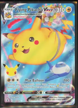 Flying Pikachu VMAX Ultra Rare Celebrations #007/025 [Near Mint] Pokemon TCG - Image 1