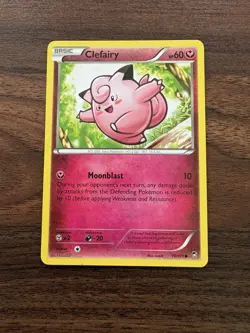 Clefairy (70) #70/111 XY: Furious Fists Common - Pokemon Card LP - Image 1