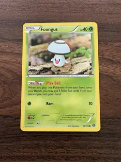 Foongus - XY: Steam Siege (12/114) - Near Mint - Pokemon Card - Image 1