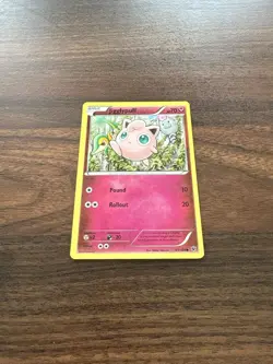 2016 Jigglypuff 65/124 XY Fates Collide Pokemon TCG Card LP - Image 2