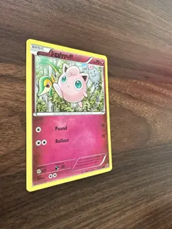 2016 Jigglypuff 65/124 XY Fates Collide Pokemon TCG Card LP - Image 3
