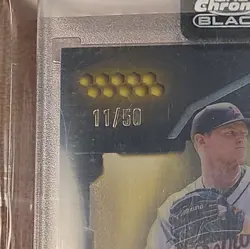 Topps 2026 Chrome Black Troy Melton Gold Auto Tigers RC Auto /50 #CBA-TM - Image 2