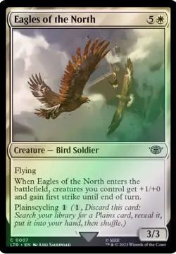 Eagles Of The North *FOIL* [The Lord Of The Rings] - Magic: The Gathering - NM - Image 1