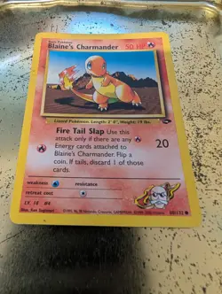 Blaine's Charmander 60/132 Common Gym Challenge Pokemon Unlimited - Image 3
