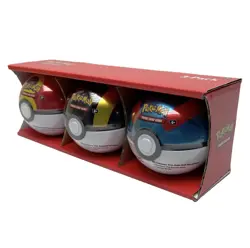 Pokemon TCG Pokeball Tins Costco Exclusive 3-Pack Box Sealed ✅ READY STOCK ✅ - Image 1