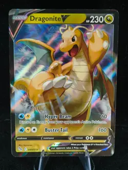 Dragonite V Pokemon GO 049/078 Holo Ultra Rare Pokemon TCG English - Image 1