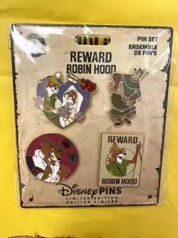 Robin Hood Reward Limited Edition Disney Pin Set - Disney Collection 2026 - Image 1