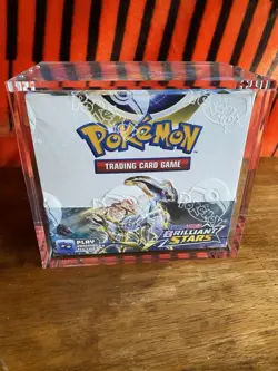 Pokemon TCG Sword & Shield Brilliant Stars Booster Box Factory Sealed with Case - Image 1