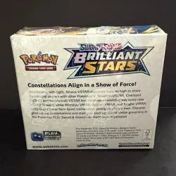 Pokemon TCG Sword & Shield Brilliant Stars Booster Box - Factory Sealed - Image 2
