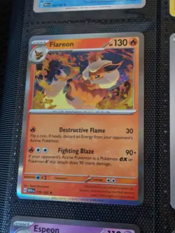 All 9 HOLOS Pokemon Eeveelutions Card Lot - Eevee Umbreon Sylveon Glaceon - Image 4
