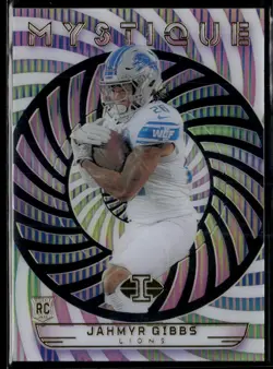2023 Panini Illusions #12 Jahmyr Gibbs Mystique RC - Image 1