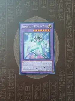 Elemental Hero Glow Neos LCGX-EN061 1st Edtion Rare Non Foil LP Yugioh TCG - Image 3