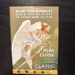 Magic The Gathering Classic Sixth Edition Play Guide Mtg Book 6th Ed Angel 1999 - Image 1