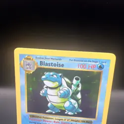 Pokemon TCG Blastoise Base Set Shadowless Holo Rare 2/102 LP/MP - Image 2