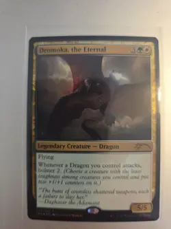 MTG Magic The Gathering Dromoka, The Eternal Foil Promo Dragon Commander - Image 1