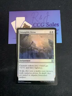 MTG Intangible Virtue (Foil) [Eternal Masters, Near Mint] - Image 1