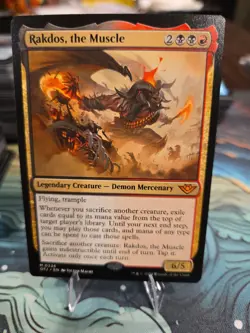 Magic MTG Rakdos, the Muscle OTJ 0226 Regular Mythic - NM condition - Image 1