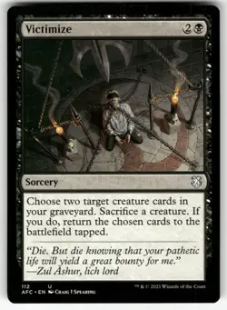 Victimize 112 Commander: Adventures in the Forgotten Realms MTG NM - Image 1