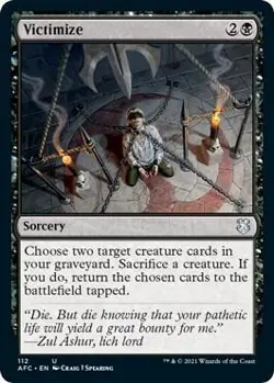 Victimize 112 Commander: Adventures in the Forgotten Realms MTG NM - Image 3