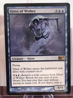 MtG Djinn of Wishes Core Set 2010 (M10) Regular - Image 1