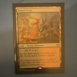 Wizards of the Coast Blood Crypt 0262 Land MTG English Swamp Mountain - Image 1