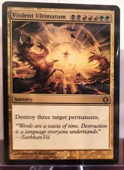 MtG Violent Ultimatum Shards of Alara Regular - Image 1