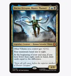 Doctor Octopus, Master Planner - Marvel's Spider-Man (SPM) MTG Mythic Rare #128 - Image 1
