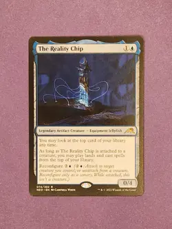The Reality Chip - NEO 074/302 - Regular Finish - Near Mint - Neon Dynasty - MTG - Image 1