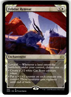 Felidar Retreat (Showcase) 292 Rare Zendikar Rising Magic: The Gathering NM - Image 1