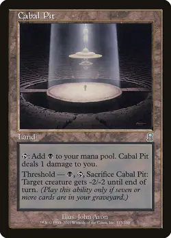 MTG Odyssey --- CABAL PIT --- Uncommon! NM! Magic the Gathering! - Image 1