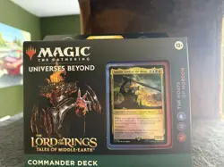 Magic: The Gathering LOTR Tales of Middle-earth Commander Deck Sauron 100 Cards - Image 1