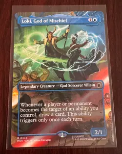 Loki, God of Mischief (Borderless) Marvel Super Heroes Regular - Image 1