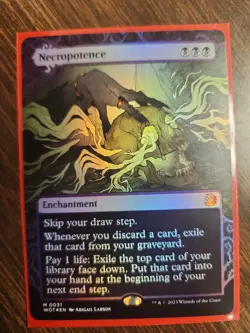 Necropotence : MTG *FOIL* Wilds of Eldraine: Enchanting Tales #0031 / NM - Image 1