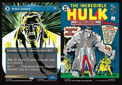 Bruce Banner // The Incredible Hulk (#390) - Foil Extended Art MSH NM MTG - Image 1
