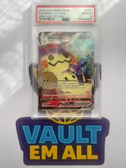 Mimikyu VMAX TG17/TG30 PSA 10 SWSH Brilliant Stars Trainer Pokemon Card PC - Image 1