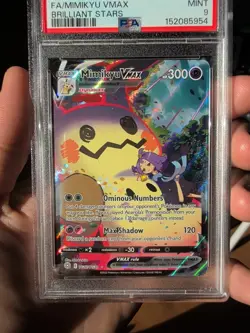 PSA 9 Mimikyu Vmax TG17/TG30 Pokemon Brilliant Stars Trainer Gallery - Image 3